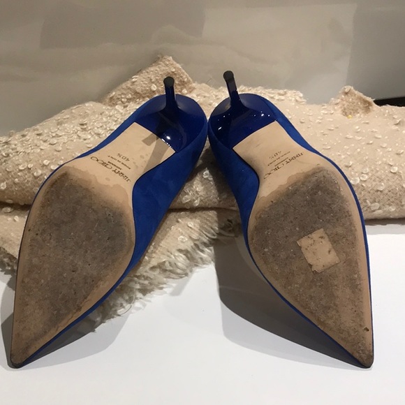 Jimmy Choo ANOUK Indigo Blue pumps - Picture 3 of 6